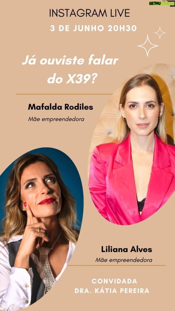 Mafalda Rodiles Instagram - Mais uma live incrível sobre o nosso X39 com a @lily.pt e a Dra. @katia_p.rr 🌸 Se quiserem saber mais sobre o X39 ou se quiserem integrar a nossa equipa estou sempre por aqui 😉