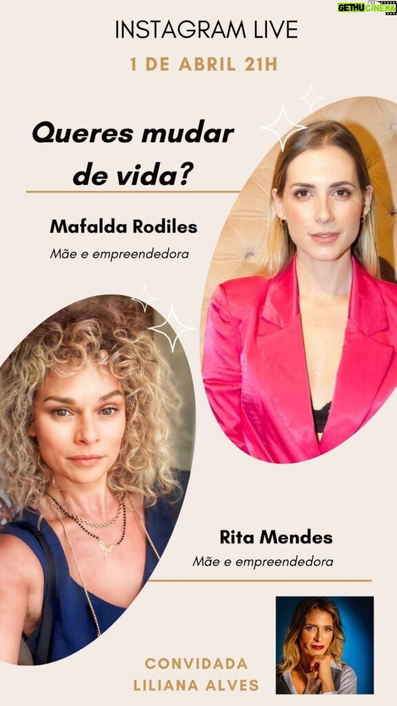 Mafalda Rodiles Instagram - A nossa primeira Live sobre mudar de vida e network marketing!! Espero que gostem e que partilhem e se quiserem saber mais é só falarem comigo 💖 Obrigada queridas @ritamendesoficial e @lily.pt É um prazer trabalhar com vocês 🙏🏻