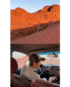 Magalie Lépine-Blondeau Instagram - La Jordanie. De la mer rouge au point le plus bas sur terre, sa mer morte et sa vue sur Israël et la Palestine, une nuit sur la lune, des centaines de km dans le désert, des canyons et des grottes, une des merveilles du monde, et assez de temps à Amman pour qu’elle révèle ses trésors cachés au-delà de ses ruines romaines. Partout des gens sympas, des invitations à boire le thé et de la limonade à la menthe à volonté. Quelle belle et grande affaire.