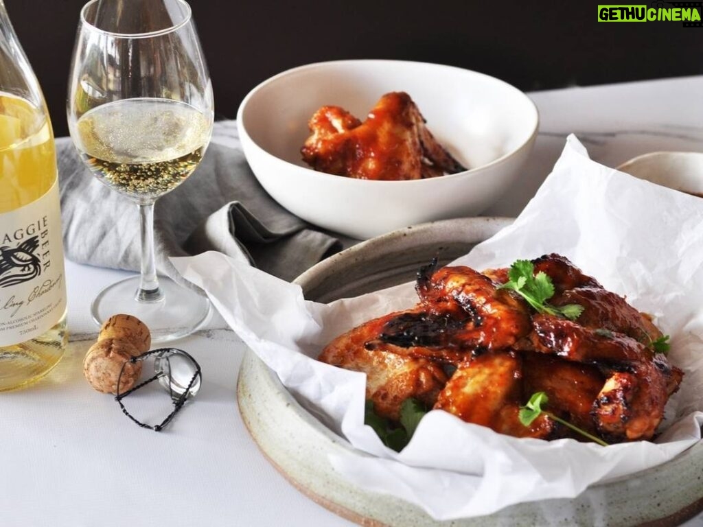 Maggie Beer Instagram - Whether you're gathered to watch a thrilling match in the Australian Open or test cricket, or simply enjoying the summer sunshine with friends, these indulgent Sticky Ginger and Chilli Chicken Wings are a delicacy your guests will love. View the recipe via the link in our bio. What's your favourite dish to serve amongst friends?
