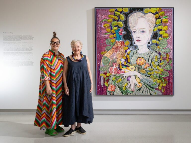 Maggie Beer Instagram - “Recently I was given the great honour of having a portrait commissioned by the National Portrait Gallery in Canberra. Given three artists to choose from, I chose Del Katherine Barton where her magical portraits are a collection of objects close to the heart of the sitter and the whimsy; the fantasy, the vibrancy and incredible detail all come together where the portrait indeed becomes more than the sum of the parts. To see this larger than life painting hanging on this huge wall of the Gallery truly took my breath away.” - Maggie Beer