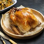 Maggie Beer Instagram – With just 22 sleeps until Christmas, it’s time to begin planning those merry menus. To help you get into the festive spirit, here are some Christmas classics that will spread joy amongst your nearest and dearest. Simply visit the link in our bio to explore them!

Baked Ham with Quince & Rosemary Glaze (pictured)
Turkey with Apple & Mint Stuffing (pictured)
Roasted Potatoes with Rosemary (pictured)