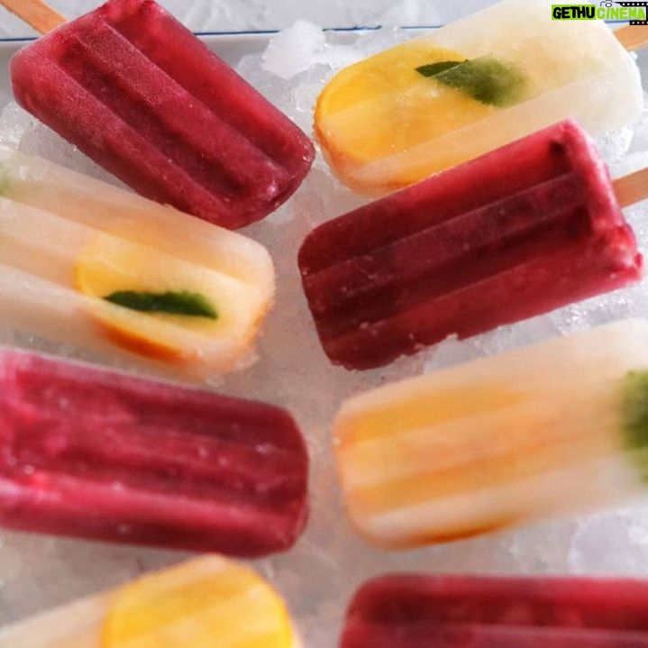 Maggie Beer Instagram - Transform Maggie Beer's Non-Alcoholic Sparkling Chardonnay and Sparkling Ruby Cabernet into refreshing Ice Blocks; a perfect treat during these summer months. View the recipe via the link in our bio. What is your go-to treat on a hot day?