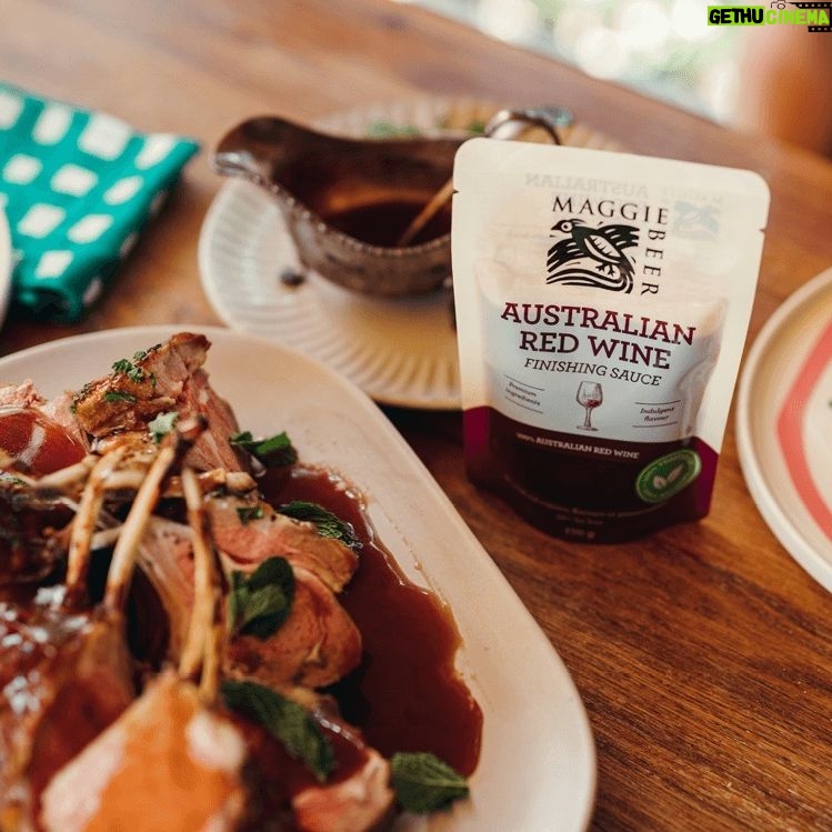 Maggie Beer Instagram - Crafted with care, Maggie Beer's Australian Red Wine Finishing Sauce is made with a rich reduction of Australian red wine, resulting in a robust, full-bodied flavour. The addition of 100% pure Australian butter and garlic creates a luxurious, creamy texture, while the aged red wine vinegar adds a tangy note that perfectly balances the richness of the sauce. Shop Maggie Beer's Australian Red Wine Finishing Sauce in Woolworths, Coles and leading independent supermarkets, or stock up on our online store via the link in our bio.