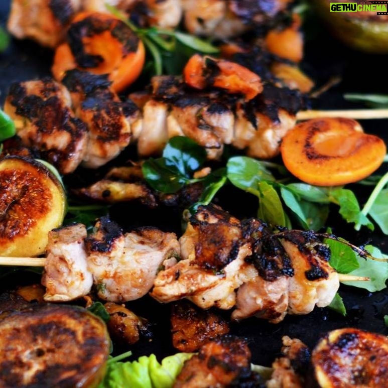 Maggie Beer Instagram - If you're entertaining this summer, try a simple yet flavourful dish of Fig, Apricot and Honey Chicken Skewers. View this recipe via the link in our bio.