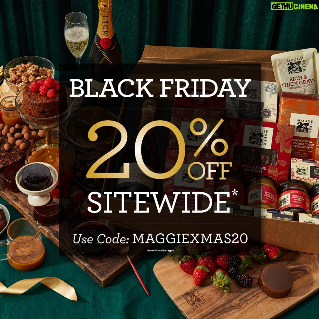 Maggie Beer Instagram - The Maggie Beer Black Friday sale is here! Find the perfect gift or fill your pantry with your favourites with 20% off sitewide. Shop the Black Friday 20% off sale now via the link in our bio, and join the Maggie Beer Food Club for free shipping on orders over $80.