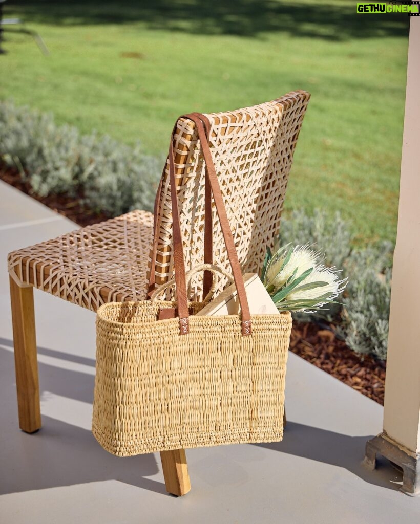Maggie Beer Instagram - The perfect accessory for a picnic or trip to the local farmers market, Maggie Beer's French Market Baskets are once again available at David Jones and the Maggie Beer online store. Crafted in Morocco using traditional water reed weaving techniques, these baskets are the ultimate gift or treat for one's self, and are available in small and large size options. Shop today at David Jones or via the Maggie Beer online store, just follow the link in our bio. #marketbasket #homewares