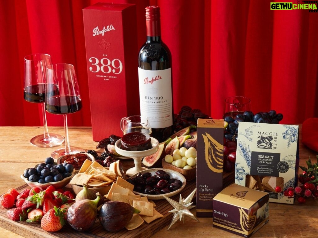 Maggie Beer Instagram - The Maggie Beer Opulent Foodie Hamper is brimming with delicious delicacies to delight your nearest and dearest. Complete with a beautiful gift box of Penfolds Bin 389, this is the perfect wedding gift for a couple of avid foodies or a Year of the Dragon celebration. Tag a friend who you would love to share this Penfolds Bin 389 Cabernet Shiraz with...or a loved one who's looking for birthday inspiration for you! Visit the link in our bio shop this stunning hamper.