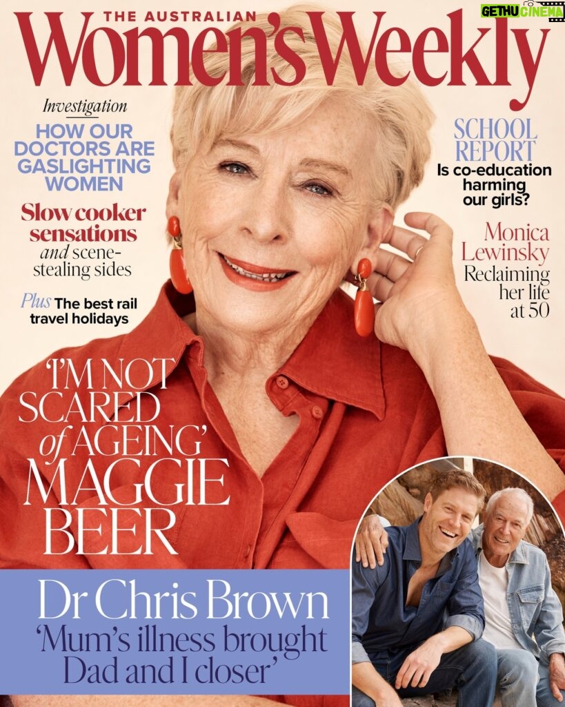 Maggie Beer Instagram - In the #June issue of #TheWeekly, #MaggieBeer talks turning 80, launching her TV series, and whether she may be ready to finally start slowing down... Our #exclusive interview with #DrChrisBrown sees the #celebrity vet and TV host speak candidly on his special relationship with his father Graeme and the emotional side of being a vet. We plunge head-first into the issues faced by Australian women today with a deep dive into medical gaslighting, and a hard look at whether the co-education of girls does more harm than good. PLUS, we have an exciting announcement that means you'll be able to shop the pages of The Weekly easier than ever. From the very best in train #travel, to #slowcook #recipes sure to warm you up this #Winter, there is so much to discover in this issue of The #AustralianWomensWeekly, in stores and on sale NOW!