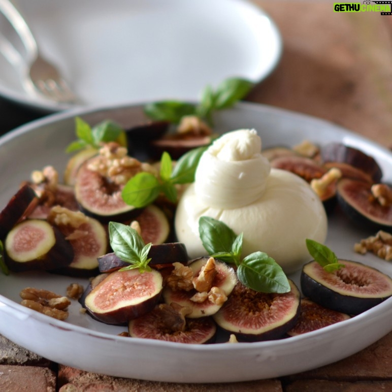 Maggie Beer Instagram - The simplicity and beauty of a dish of fresh figs, burrata and robust Extra Virgin Olive Oil is further enhanced by a finishing flourish of Vino Cotto. Serve this salad alongside lunch with friends and watch as their eyes fill with delight. View this recipe or learn more about how you can use Vino Cotto via the link in our bio.