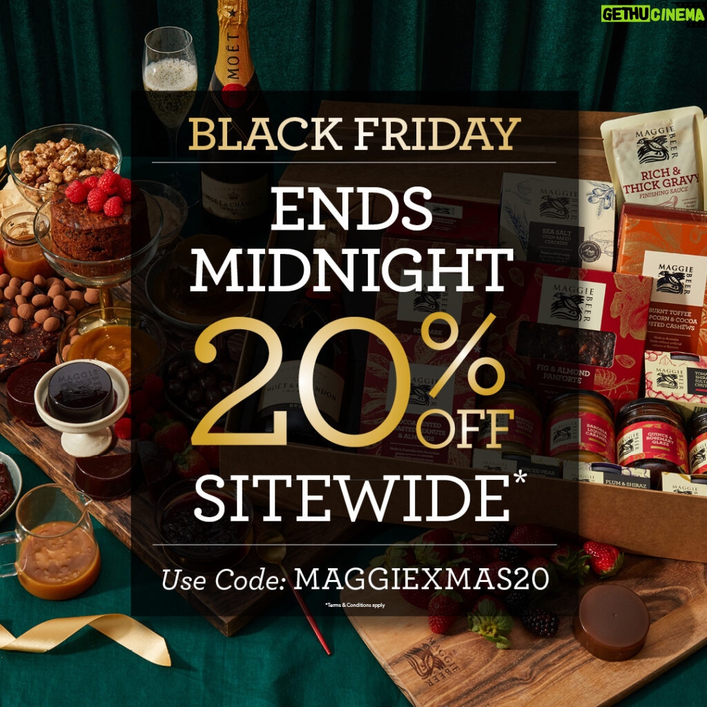 Maggie Beer Instagram - Just a few hours remain for you to enjoy 20% off sitewide at the Maggie Beer online store! Discover exquisite gifts, moreish treats, pantry essentials and stylish homewares today via the link in our bio.