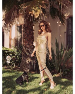 Maggie Geha Instagram - ✨ Maggie & Otis ✨ 
By @retosterchi (Otis’ dad) 📷 
Styling by @reginadoland 👗