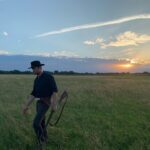 Maggie Grace Instagram - When your costar thinks he’s in a cologne ad #LonesomeCowboy #howthewestwasfun
