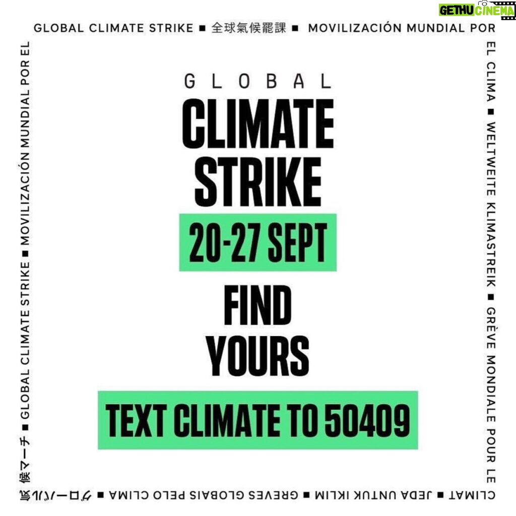 Maggie Grace Instagram - 💚PROUD AF of the determined young people out there today on #climatestrike, millions strong, across 156 countries! 💚We owe you guys better decisions, better leaders, and better policies! #fridaysforfuture #climatejustice #strikewithus #gretathunberg 👊🏿👊🏾👊🏽👊🏼👊🏻