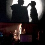 Maggie Grace Instagram – Brilliantly reimagined Frankenstein by @manual_cinema already a @edfringe highlight! 📸: @nph