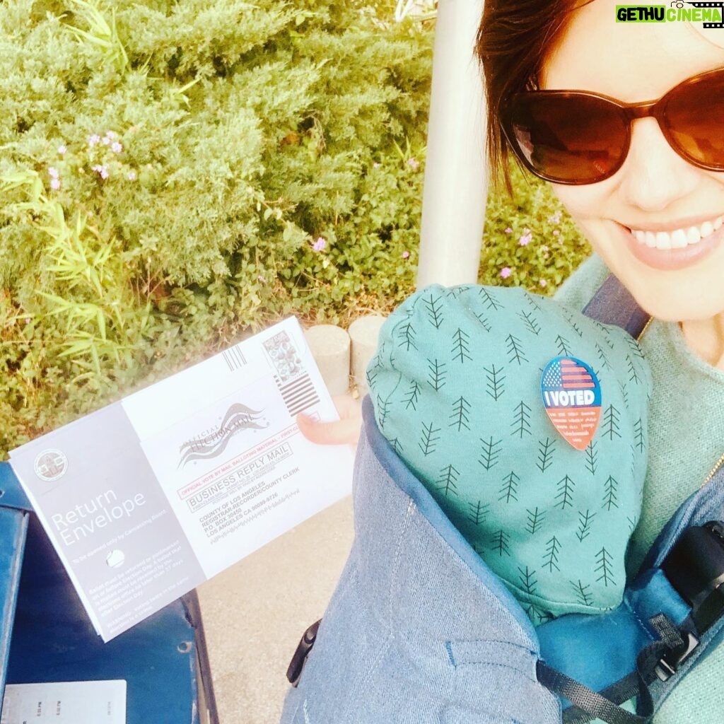 Maggie Grace Instagram - 🚨No time like the present to return your ballot ! 🚨 @USPS is not guaranteeing delivery by Election Day, so if there’s an official ballot dropbox near you, of course that’s the best option; because I’m working out of state, it was mail for me! 🗽💌🗳#makeavotingplan #areyourfriendsvoting #morekindnesslessmalarkey!
