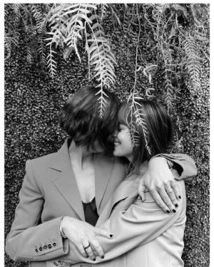 Maggie Gyllenhaal Instagram - Me and my friend. At the ladies luncheon for @thelostdaughterfilm in LA 📷 by another friend @curtisleejamie @netflixfilm #dakotajohnson