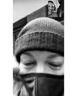 Maggie Gyllenhaal Instagram - An early morning toast by FaceTime to my formidable leading lady #oliviacolman THANK YOU @theacademy