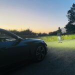 Maggie Gyllenhaal Instagram - A “Kiss Me Deadly” style thank you to @audi for our trip up #highway1 in the FULLY ELECTRIC #etronGT 🔥