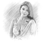 Mahi Kaur Instagram - DM FOR THIS SKETCH ART😍 ONLY PAID ☺ SKETCH BNANE KE LIYE DM FAST