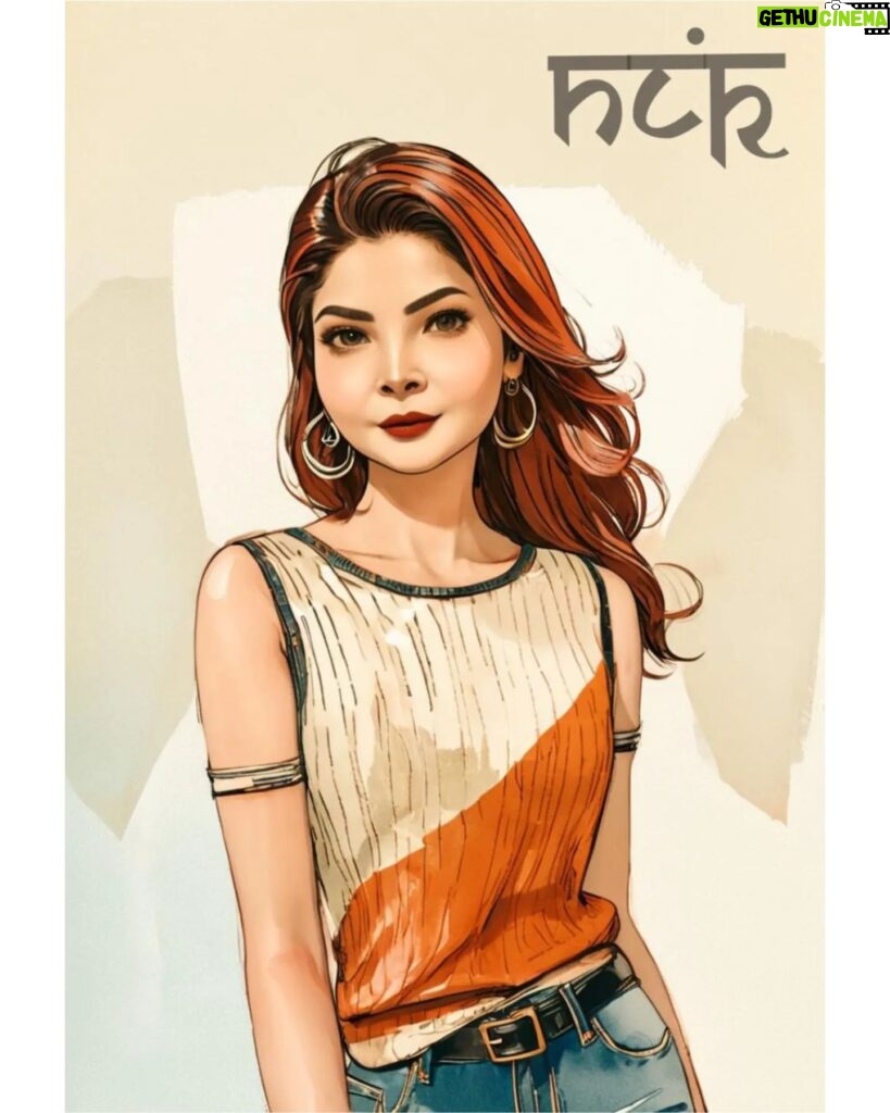 Mahi Kaur Instagram - DM for this type of cartoon portrait of yourself ❣️ Follow @worldofsupprises_ #actress #webseries #nik #artwork #portrait #cartoon #instagram #follow #model