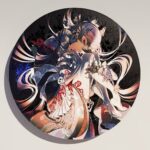 Mai Yoneyama Instagram - RAY - TWILIGHT 2023 LED UV printing on URUSHI paper #art #animeart #illustration