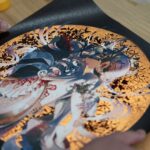 Mai Yoneyama Instagram - RAY - TWILIGHT 2023 LED UV printing on URUSHI paper #art #animeart #illustration