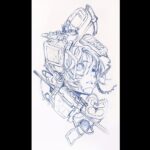 Mai Yoneyama Instagram - Drawing 2022 入院中に描いたやつ #animeart #pencildrawing #colorpencil