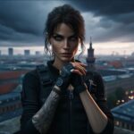 Maiara Walsh Instagram - Aim to Kill: An Assassin’s Guide to Living. 🧨 Meet Luxx, a no bullshit female assassin emerging from a suicide mission, returning to Berlin to enact unholy vengeance against those who plotted against her. I set out to write a crass and defiant action/thriller novel as a catharsis to a year from hell. Nearing the finish line. 2024 is going to be a wild ride. Buckle up. 🤘🏽🔥 I prompted these images with Dalle in ChatGPT. 🇧🇷 Apontar para matar: um guia para viver da assassina. 💥Conheça Luxx, uma assassina séria emergindo de uma missão suicida, retornando a Berlim para realizar uma vingança profana contra aqueles que conspiraram contra ela. Prepare-se. 🧨 Criei essas imagens com Dalle no ChatGPT.