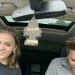 Maisy Stella Instagram – Dad and I in the kroger parking lot