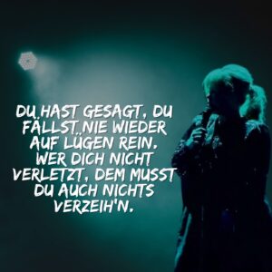 Maite Kelly Instagram - Du hast gesagt, du fällst nie wieder auf Lügen rein.
Wer dich nicht verletzt, dem musst du auch nichts verzeih’n

Würdest du den Song gerne auf Maites Tournee feiern?

#live #love #maite #werliebenwillmussfühlen #nurliebe #lieblingssong