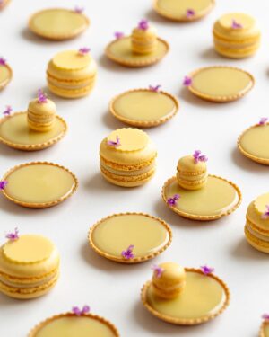 Maja Vase Instagram - Who loves yuzu? 🍋🙋🏼‍♀️ Silky yuzu sesame tarts and macarons from my book #MACARON 💛