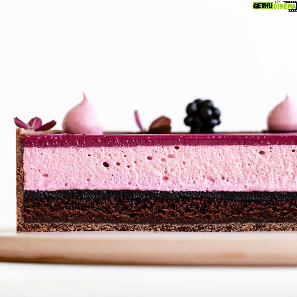 Maja Vase Instagram - Blackberry meringue brownie tart ☁️💕 #flødebolletærte 🌸 That fluffy texture 🙉👉🏻