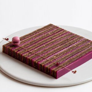 Maja Vase Instagram - Blackcurrant milk chocolate hazelnut layer cake 💘 60 layers of moist, crunchy, and silky smooth ✌🏻 Surprisingly easy and super delicious 👌🏻💕