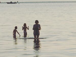 Majandra Delfino Instagram - A blazer. In the water. Actually groundbreaking.