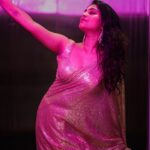 Malavika Sreenath Instagram - Adding Glitters to your feed ✨ For Movie Title launch event 🪩 Shot by @muzammilmooza Styled by @amritha_lakshmi___ @styledby_al_ Make up & hair @makeover__by__akhila Saree @rutha__designs__ Jewels @alameen_fashion_jewels Special thanks @anamika_sreenath @aftha.b