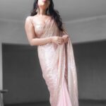 Malavika Sreenath Instagram - Adding Glitters to your feed ✨ For Movie Title launch event 🪩 Shot by @muzammilmooza Styled by @amritha_lakshmi___ @styledby_al_ Make up & hair @makeover__by__akhila Saree @rutha__designs__ Jewels @alameen_fashion_jewels Special thanks @anamika_sreenath @aftha.b