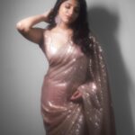 Malavika Sreenath Instagram - Adding Glitters to your feed ✨ For Movie Title launch event 🪩 Shot by @muzammilmooza Styled by @amritha_lakshmi___ @styledby_al_ Make up & hair @makeover__by__akhila Saree @rutha__designs__ Jewels @alameen_fashion_jewels Special thanks @anamika_sreenath @aftha.b
