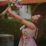 Malavika Sreenath Instagram - Can I go where you go 🌸 Ft @malavika_sreenath Photography @muzammilmooza Styling @styledbyalbin_ @_a.l.b.i.n MUAH @_anish_makeup_artist Outfit @by.albin Bouquet @rose__factory