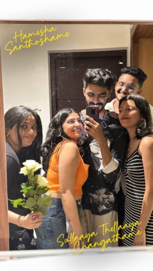 Malavika Sreenath Instagram - Kochi Staycation plans? Yayyy! 💃 introducing to you bunker bed Dutch cottage at @johnsvillage ✨ Make the most of your vacation with a relaxing getaway at resort’s luxurious dutch cottage, where we have 10 persons in bunk beds, private pool, surround music, resto cafe, mini fridge and a private lawn!! 

#staycation #kochi #kochistaycation #privatepool #friends #getaway #vacation #travelideas #keralatourism