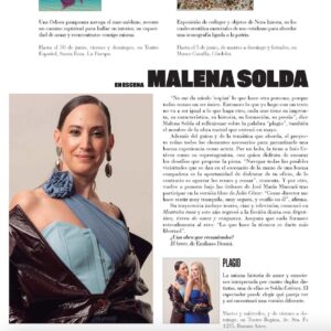 Malena Solda Instagram - Ayer estrenamos Plagio. Fue una noche adrenalínica, divertida y cálida al mismo tiempo. 
@josemariamuscari armó un equipo sólido y un elenco de compañeros hermosxs. Todo colmado de buena onda y profesionalismo. La noche reflejó todo esto mismo.
Gracias, gracias, gracias 
@inesestevezin @nico__riera @nicolaspauls @diecramos @esthergorisok @cesar_bordon @soythelmafardin  @marianamelinc @emanuelgonzalezoficial @marce_gargano @elisirlin @michi_galan_1 @tschudyjavier @andreagalantticonseils @baezer
La producción es de: @paolaluttini @pablo_pereziglesias 
Dramaturgia: @marielaasensio y @josemariamuscari 
Teatro: @teatroregina