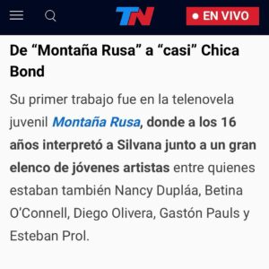 Malena Solda Instagram - ¡Una sorpresa! Gracias por la crónica (no dice su autor/a, quién la escribió)
Gracias @beluguivarela por avisarme que había salido.
La 📸 es de la talentosa  @alejandralopezfotografa, por supuesto