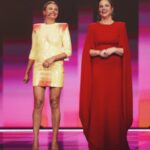 Malin Åkerman Instagram - The looks 👀 #eurovision @stylebyseb @marandahair @rare.jewelry @idalanto_couture @numeroter @fadielkhouryofficial @epuzer @_zhivago_