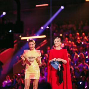 Malin Åkerman Instagram - This is now a Petra Mede and Malin Åkerman stan account 🫶💕 #Eurovision2024