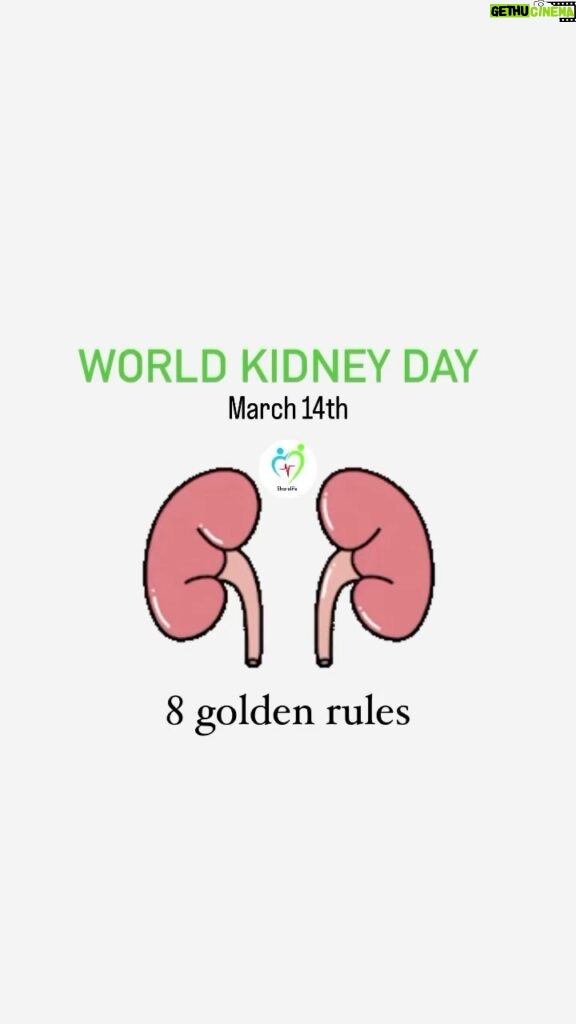 Malina Instagram - On this world kidney day let’s strive together to keep our kidneys healthy with these #8goldenrulesforkidneyhealth #worldkidneyday #healthykidneyshealthylife #8goldenrules #kidneyhealthawareness #organdonation #organdonationawareness #organdonationsaveslives #sharelife #sharelifefoundation