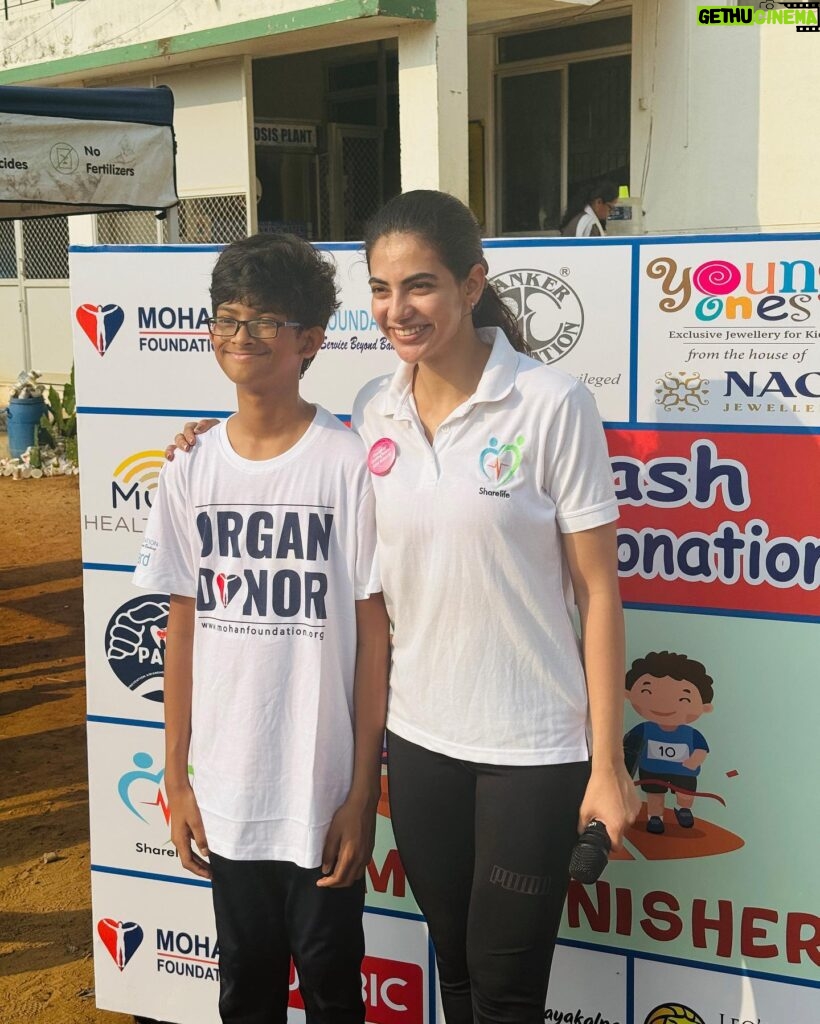 Malina Instagram - Such a wonderful event with so many learnings . It was so good to see such energetic kids on a Sunday morning . Through my project @sharelife_india , I collaborated with @mohanfound and various other and brands to create awareness on organ donation but still was a lot of fun with cute little kids running to support the same . Pledging your organs can save not one but many lives . Be a hero , donate organs , save lives . #organdonation #organdonationawareness #organdinationsaveslives #donateorganssavelives #beaorgandonor #sharelife #sharelifefoundation