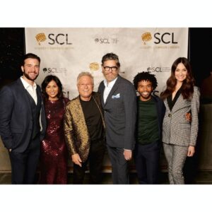 Mallory Jansen Instagram - Reunited with the cast of Galavant last week to perform for musical legend (and friend) @alanmenken at the Society of Composers and Lyricists. Congrats on your Lifetime Achievement Award Alan!! It was an honor to sing again for you ♥️🎶 📷 Jacky Sallow