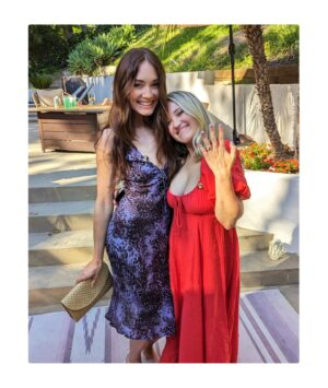 Mallory Jansen Instagram - She's getting hitched!!! So happy for you @emilyosment and @chronicles_of_farnia 💞💍