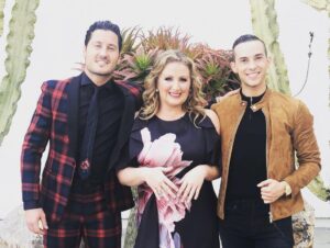 Mandy Moore Instagram - @dwtsjuniors is back tonight and we are very grateful, but want to know what I am most grateful for? @valentin and @adaripp ankles...I love them as much as I love these Jrs! 😜  I am also incredibly grateful for my glam team of @rhondaspiesstylist @mikeystyles @melissajaqua and @tongreenmakeup Thank you for making a lady feel awesome 😘