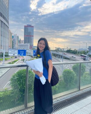 Mandy Tam Man-Huen Instagram - Sunkissed vibes only
🧘🏻‍♀️💓✨💐🌞